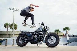 Kuryakyn Dillinger Silver Luggage Rack Steel Bolt-On