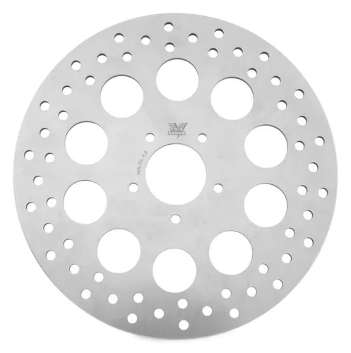 Twin Power 11.8in. Solid Hole Front Brake Rotor Disc 1