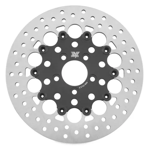 Twin Power Black 11.8 Floating Hole Rear Brake Rotor Disc