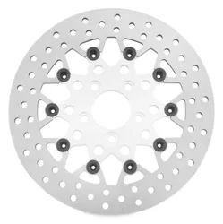 Twin Power Silver 11.8 Floating Mesh Rear Brake Rotor Disc