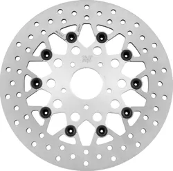 Twin Power Silver 11.5 Floating Mesh Front Brake Rotor Disc