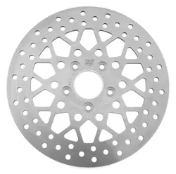 Twin Power 11.5 Solid Mesh Front Brake Rotor Disc w Adaptor Ring