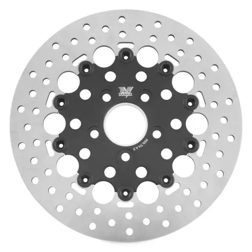 Twin Power Black 11.5 Floating Hole Rear Brake Rotor Disc