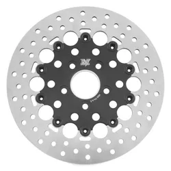 Twin Power Black 11.5 Floating Hole Rear Brake Rotor Disc