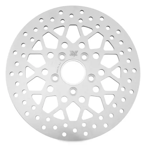 Twin Power 11.5in. Solid Mesh Rear Brake Rotor Disc w Adaptor Ring 1