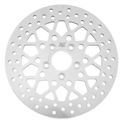 Twin Power 11.5in. Solid Mesh Rear Brake Rotor Disc w Adaptor Ring