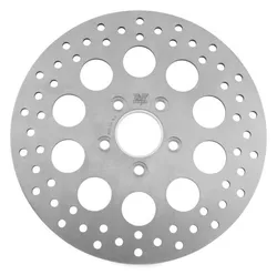 Twin Power 11.5 Solid Hole Rear Brake Rotor Disc w Adaptor Ring