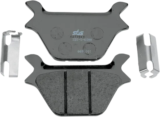 SBS Ceramic Carbon Rear Brake Pad Pair