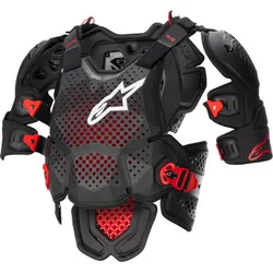 Alpinestars Adult Men A-10 V2 Full Chest Protector M L Black Red