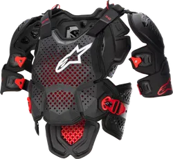 Alpinestars Adult Men A-10 V2 Full Chest Protector XL 2XL Black Red
