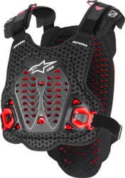 Alpinestars Adult Men A-5 Plasma Chest Protector M L Black Red