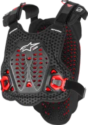 Alpinestars Adult Men A-5 Plasma Chest Protector S XS Black Red