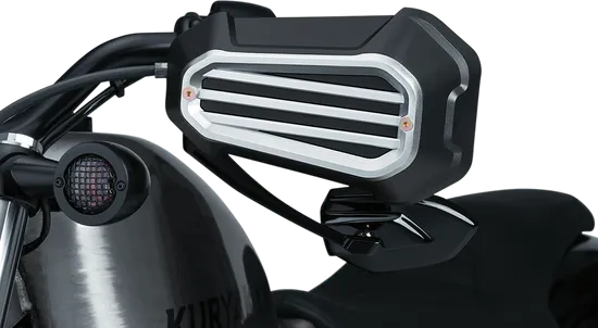 Kuryakyn Dillinger Handguards Silver Pair Bolt-On