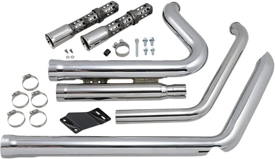 Cobra Chrome Straight Cut 909 Speedster Exhaust Muffler