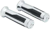 Kuryakyn Omni Handlebar Grips Pair Silver Vibration Dampening