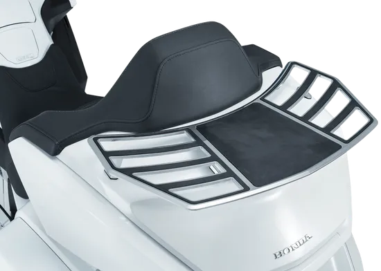 Kuryakyn Chrome Omni Luggage Rack Aluminum Bolt-On 23x10in.