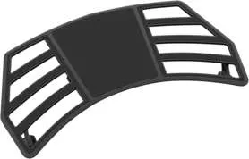 Kuryakyn Satin Black Omni Luggage Rack Aluminum Bolt-On 23x10in.