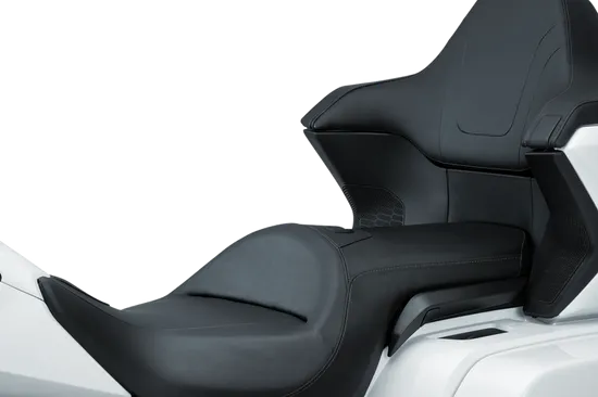 Kuryakyn Omni Adjustable Folding Driver Backrest with Mount