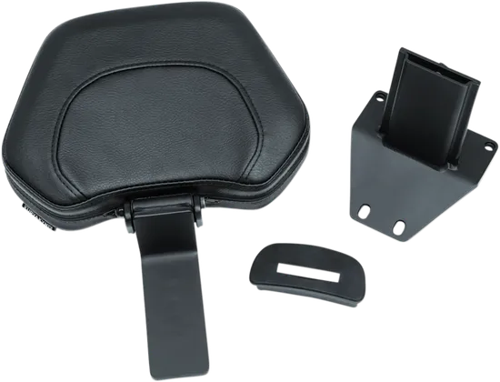 Kuryakyn Omni Adjustable Folding Driver Backrest with Mount