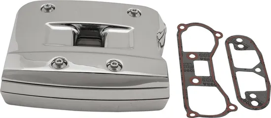 Harddrive Chrome Rocker Box Cover w Gasket Kit