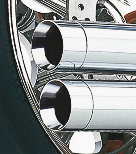 Cobra Chrome Steel Speedster Long Exhaust Muffler