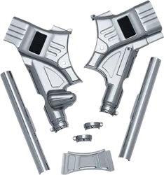 Kuryakyn Deluxe Chrome Neck Cover Dress Up Accent Kit