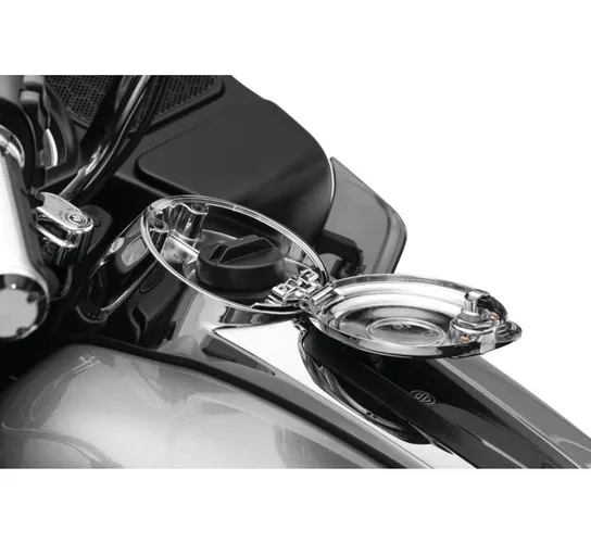 Kuryakyn Chrome Easy Fill Fuel Gas Petrol Door