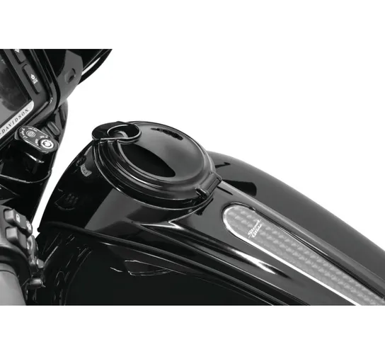 Kuryakyn Black Easy Fill Fuel Gas Petrol Door