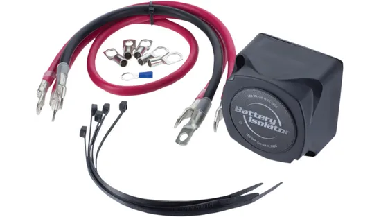 All Balls Black Battery Isolator Kit
