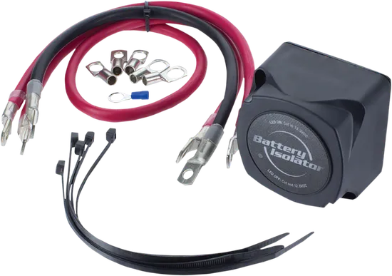 All Balls Black Battery Isolator Kit