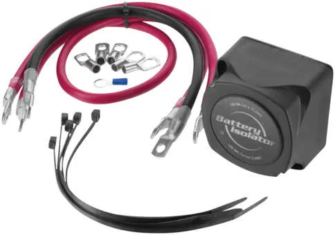All Balls Black Battery Isolator Kit