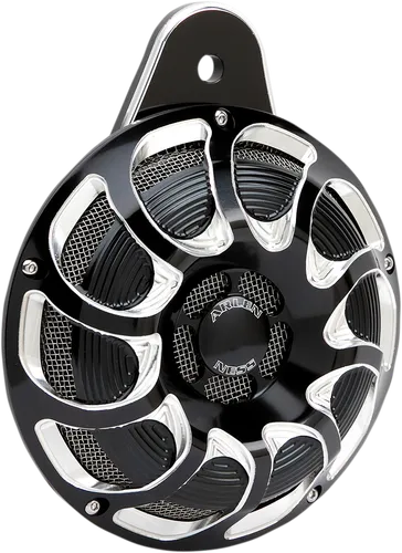 Arlen Ness Billet Horn Kit Drift Black Anodized