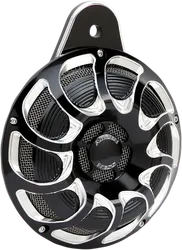 Arlen Ness Billet Horn Kit Drift Black Anodized