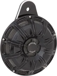 Arlen Ness Billet Horn Kit 10 Gauge Black Anodized