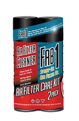 Maxima Air Filter Cleaner Degreaser and Oil Lubricant Lube Combo