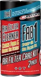 Maxima Air Filter Cleaner Degreaser and Oil Lubricant Lube Combo