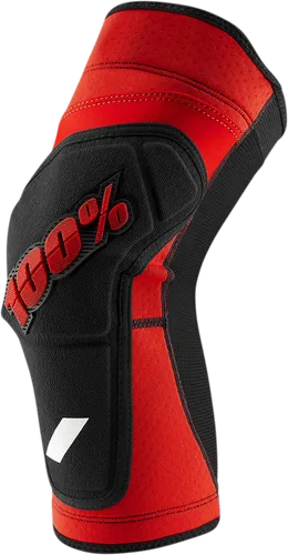 100% Adult Unisex Ridecamp Knee Guards XL Black Red