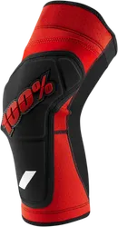100% Adult Unisex Ridecamp Knee Guards XL Black Red