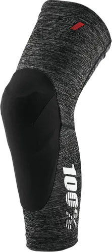 100% Adult Unisex Teratec Knee Guards L Gray