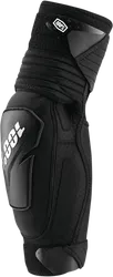100% Adult Unisex Fortis Elbow Guards L XL Black
