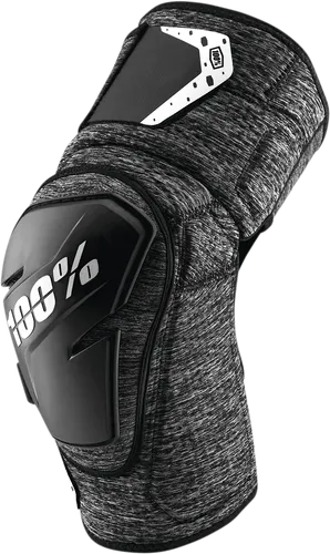 100% Adult Unisex Fortis Knee Guards S M Black Gray White