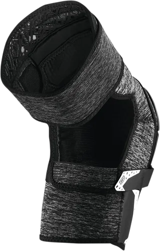 100% Adult Unisex Fortis Knee Guards L XL Black Gray