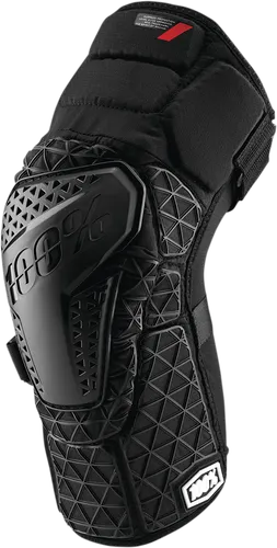 100% Adult Unisex Surpass Knee Guards XL Black