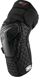 100% Adult Unisex Surpass Knee Guards XL Black