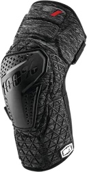 100% Adult Unisex Surpass Knee Guards L Black Gray