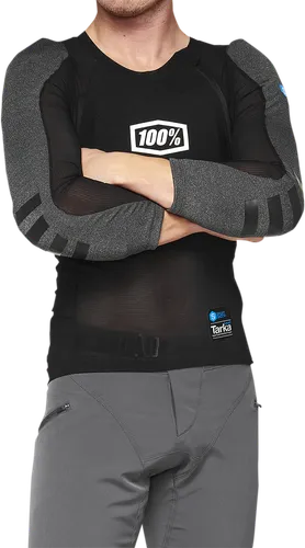 100% Adult Unisex Tarka Vest Guard 2XL Black Long Sleeve