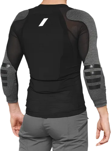 100% Adult Unisex Tarka Vest Guard 2XL Black Long Sleeve