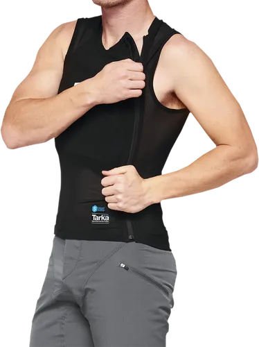 100% Adult Unisex Tarka Vest Guard S Black Sleeveless