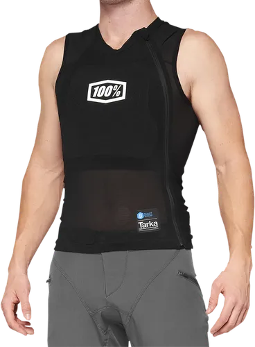 100% Adult Unisex Tarka Vest Guard 2XL Black Sleeveless