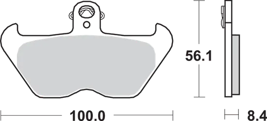 SBS Sintered Front Brake Pad Pair